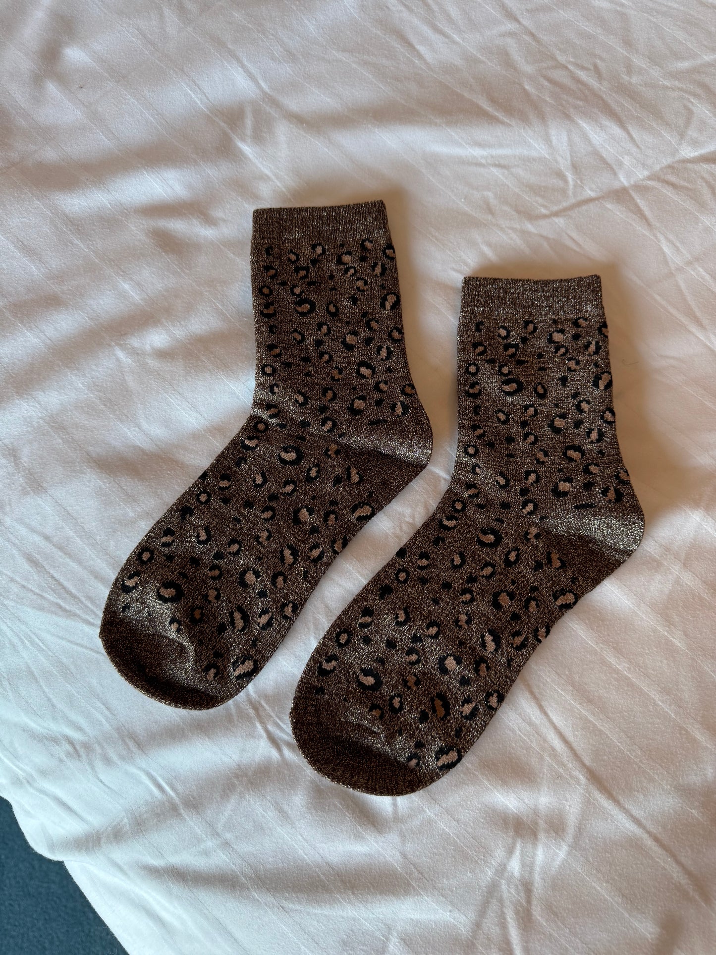 Chaussettes Léopard Graou marron