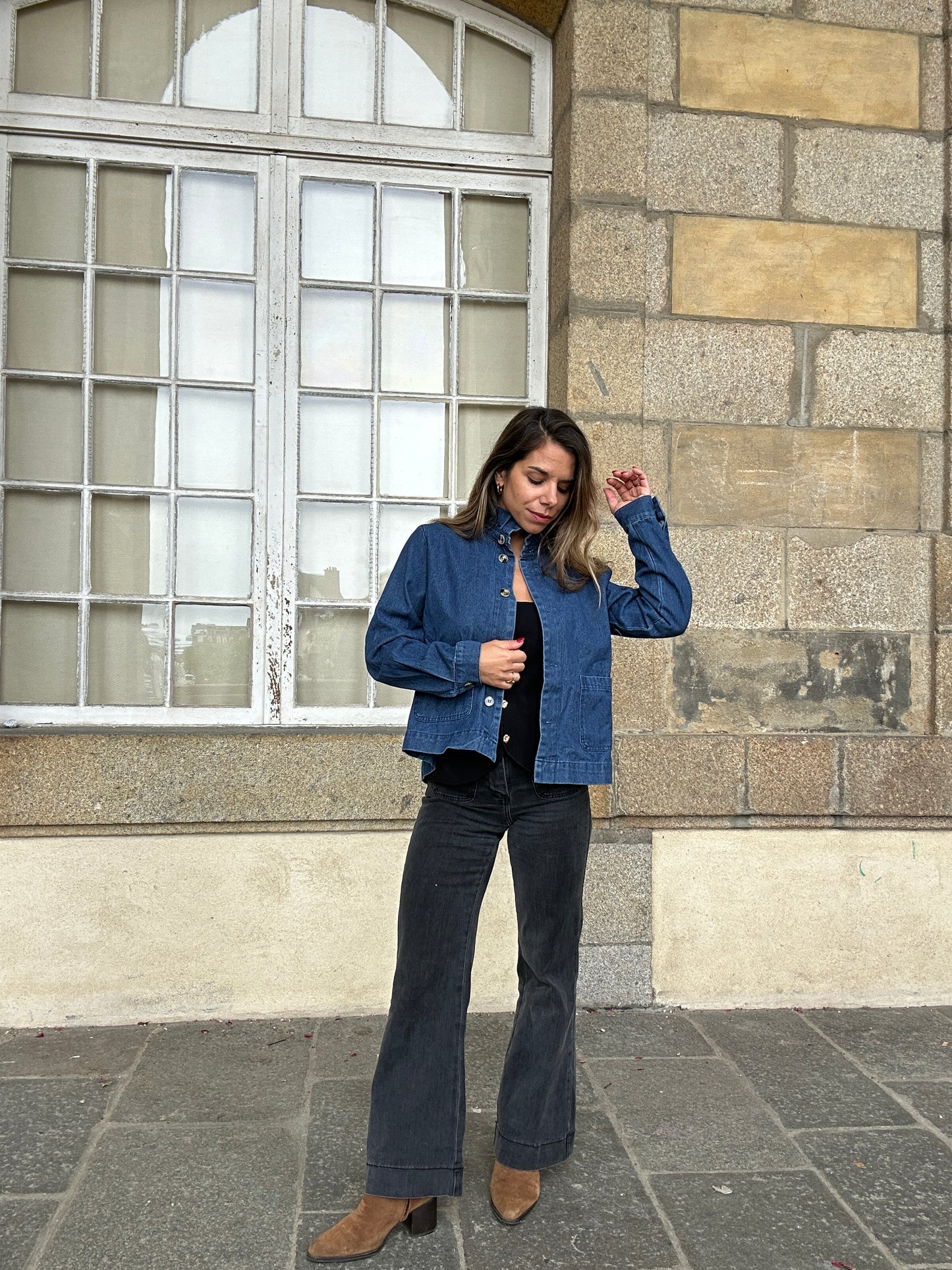 Veste en jean Isaure
