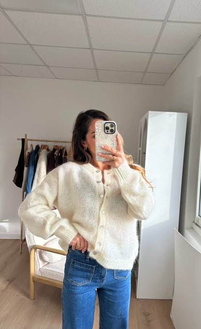 Cardigan Garance écru