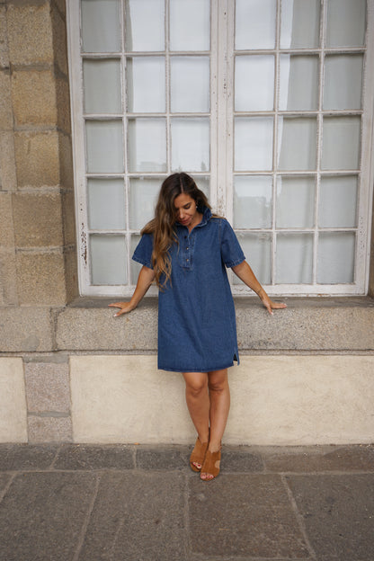 Robe en Jean Céleste