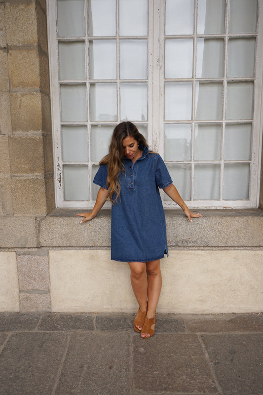 Robe en Jean Céleste