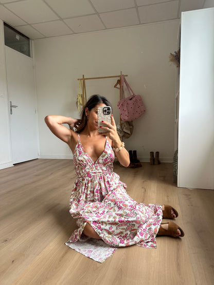 Robe longue fleurie Léandre
