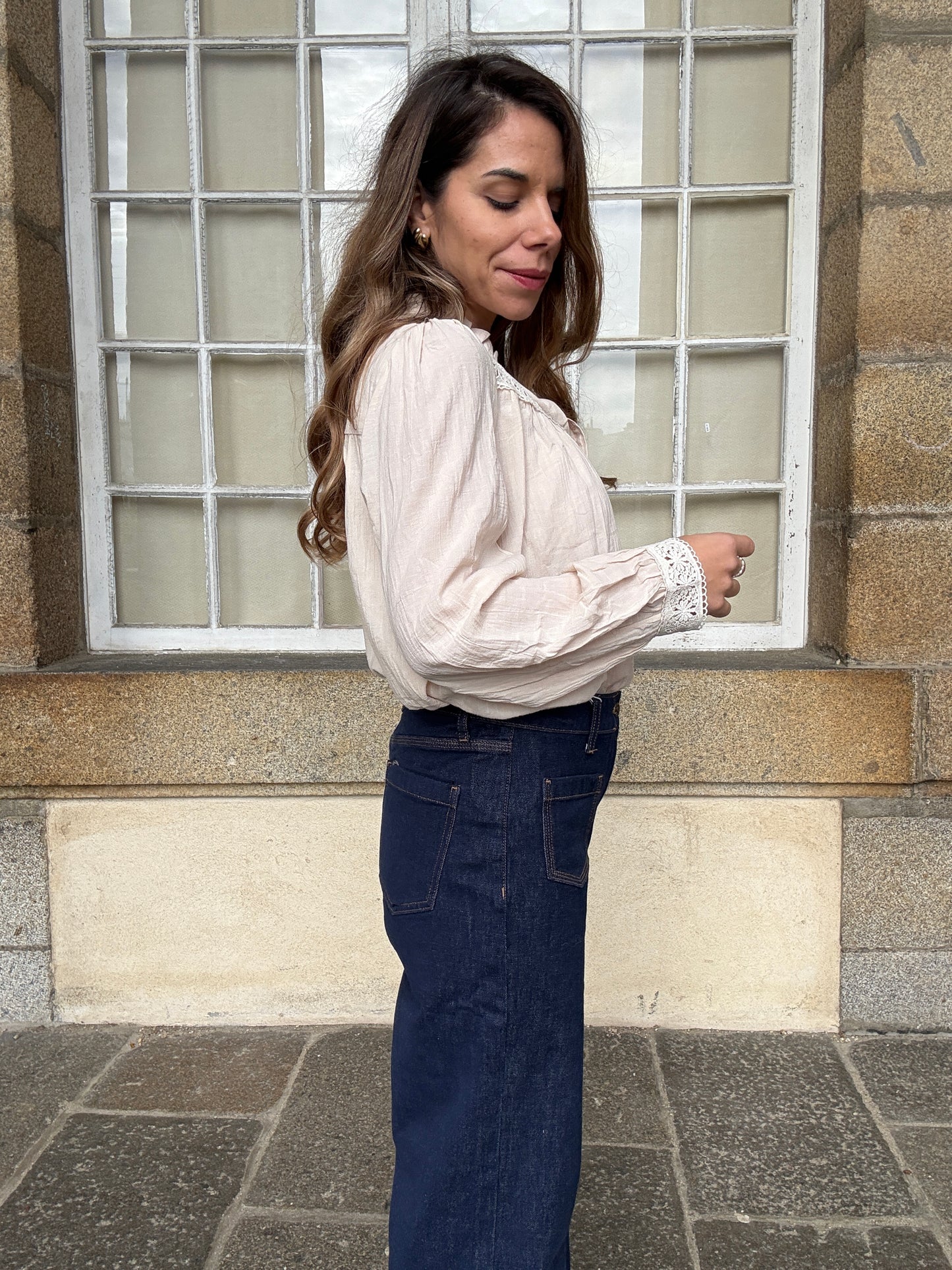 Blouse écrue Camelia