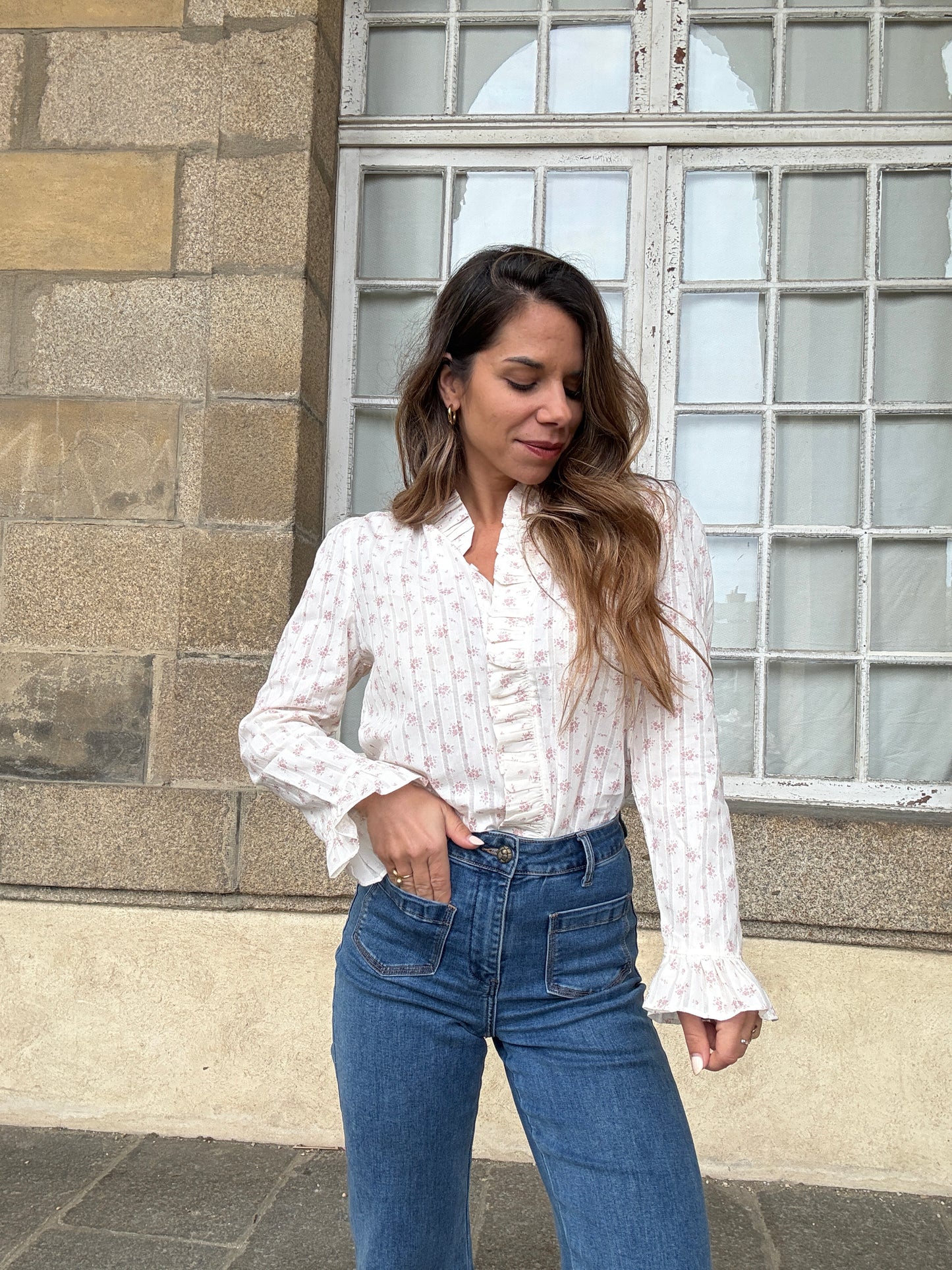Blouse à fleurs Janelle