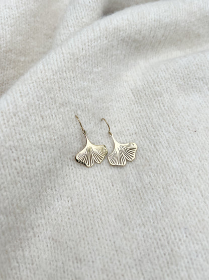 Boucles d'oreille Little Gingko
