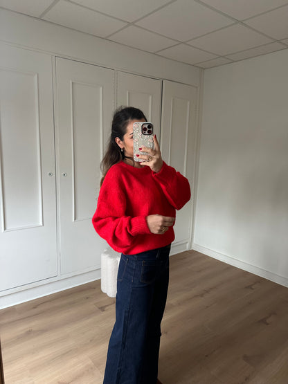 Pull Louise rouge