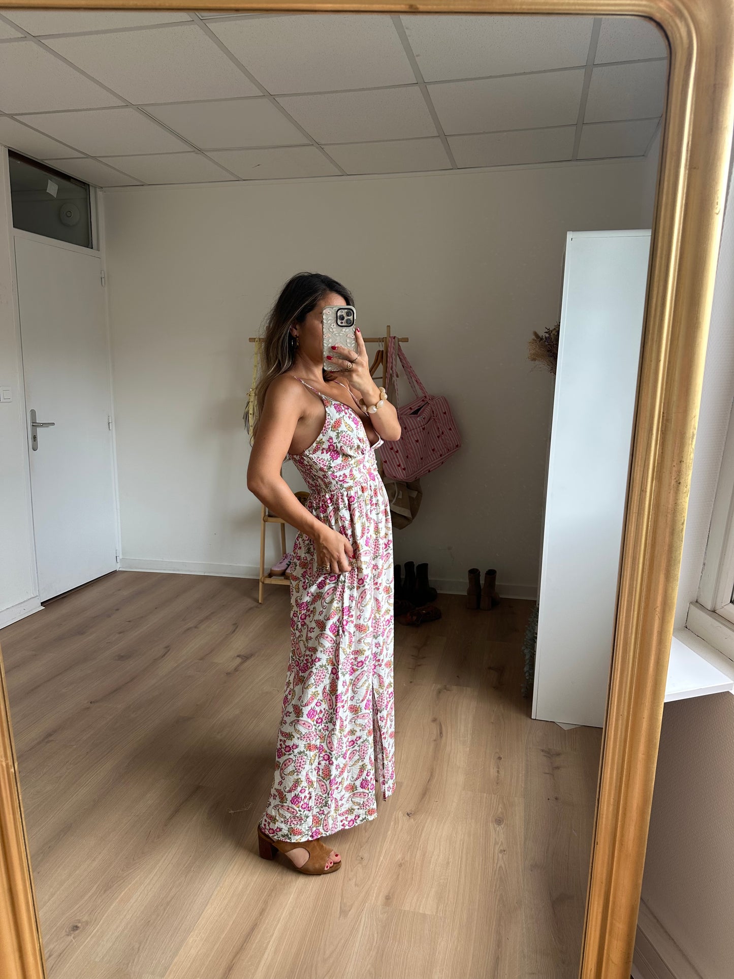 Robe longue fleurie Léandre