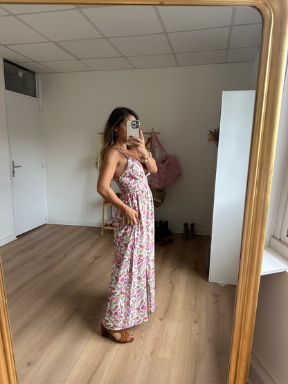 Robe longue fleurie Léandre