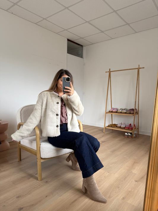 Veste en fausse fourrure Charlotte