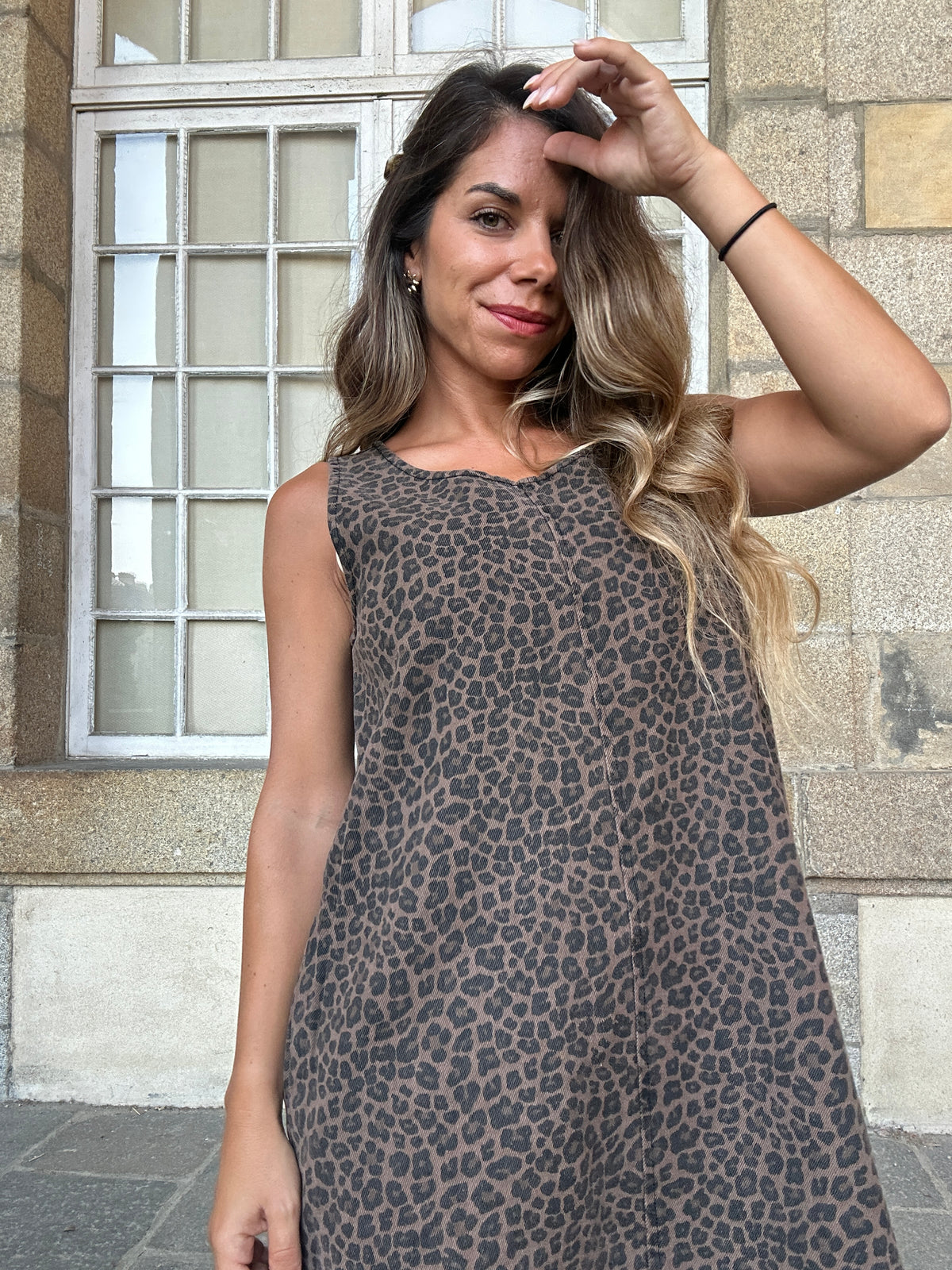 Robe Léa léopard