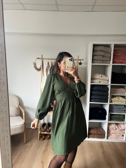 Robe Elena kaki