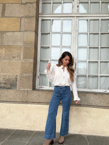 Blouse à fleurs Janelle