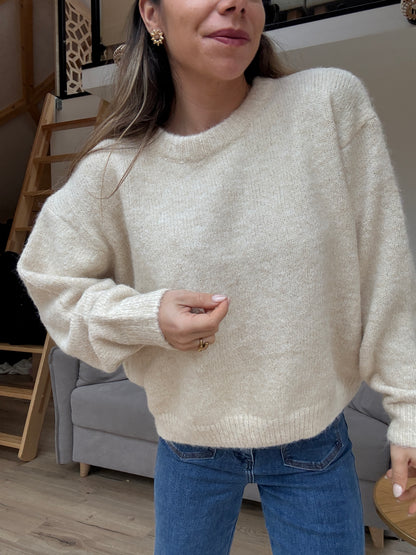 Pull Louise beige