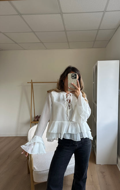 Blouse Aria ecrue