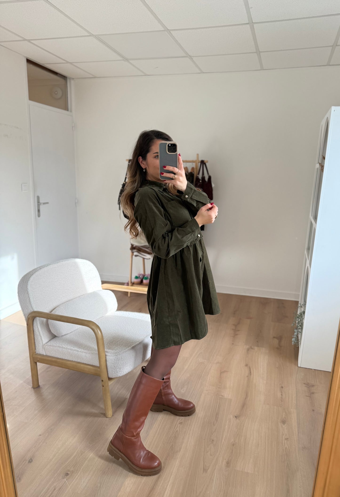 Robe Victoria kaki