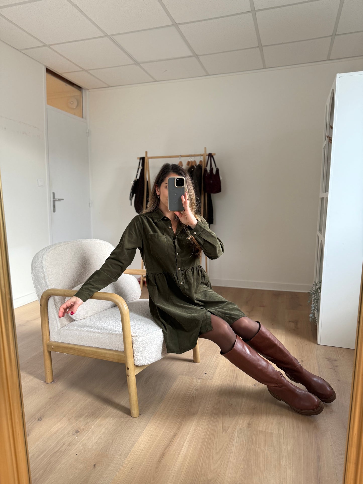 Robe Victoria kaki