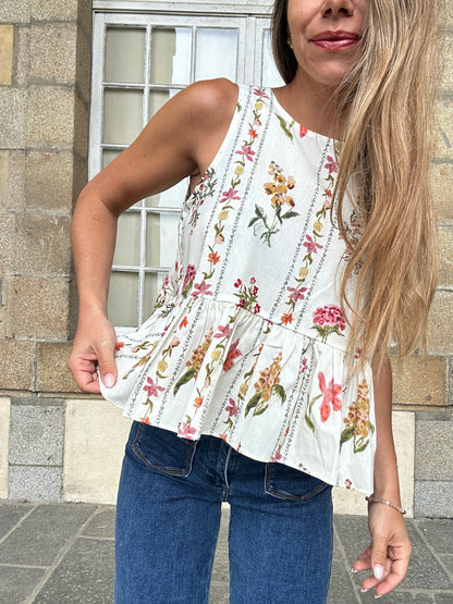 Blouse péplum Olivia