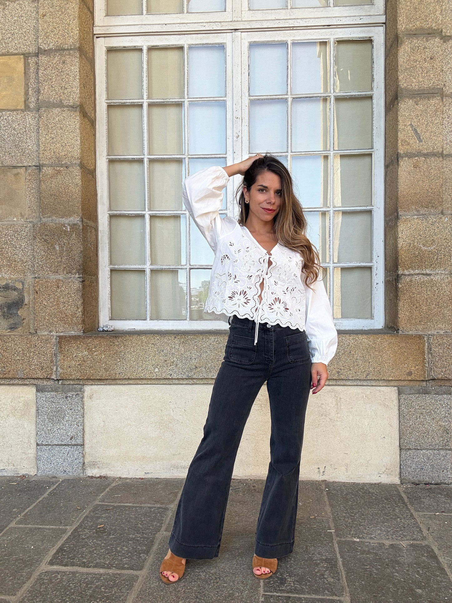Blouse brodée Juliette