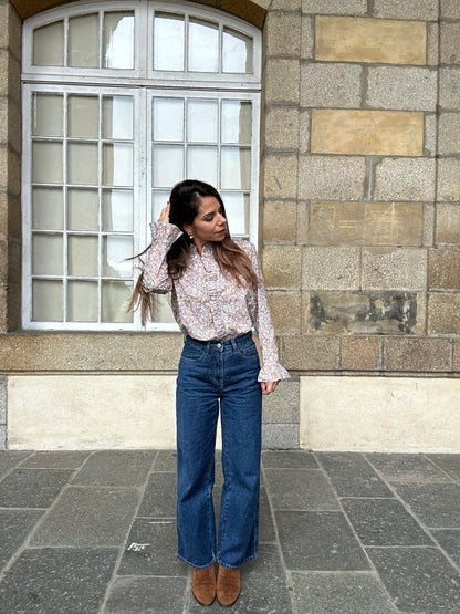 Blouse à fleurs Jeanne