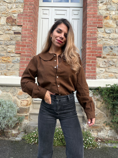 Blouse chocolat Jena