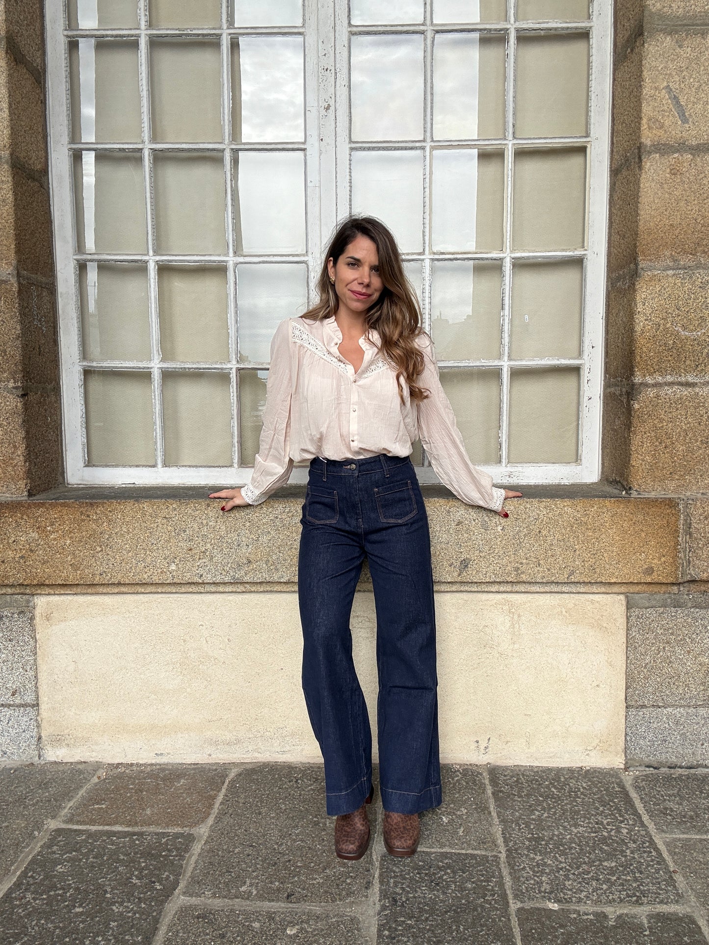 Blouse écrue Camelia