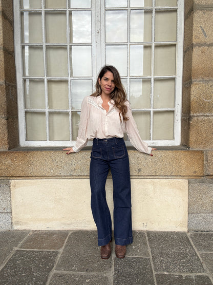 Blouse écrue Camelia