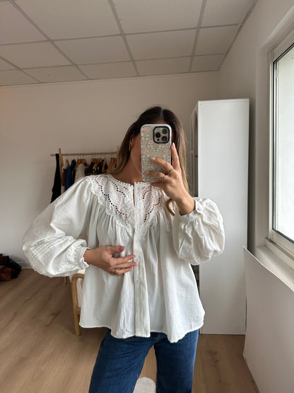 Blouse blanche ample Pia