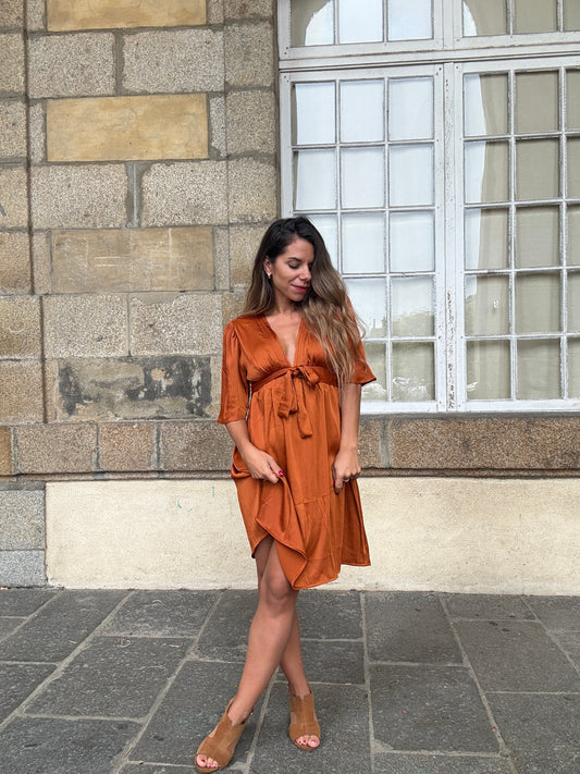 Robe Valentina terracotta