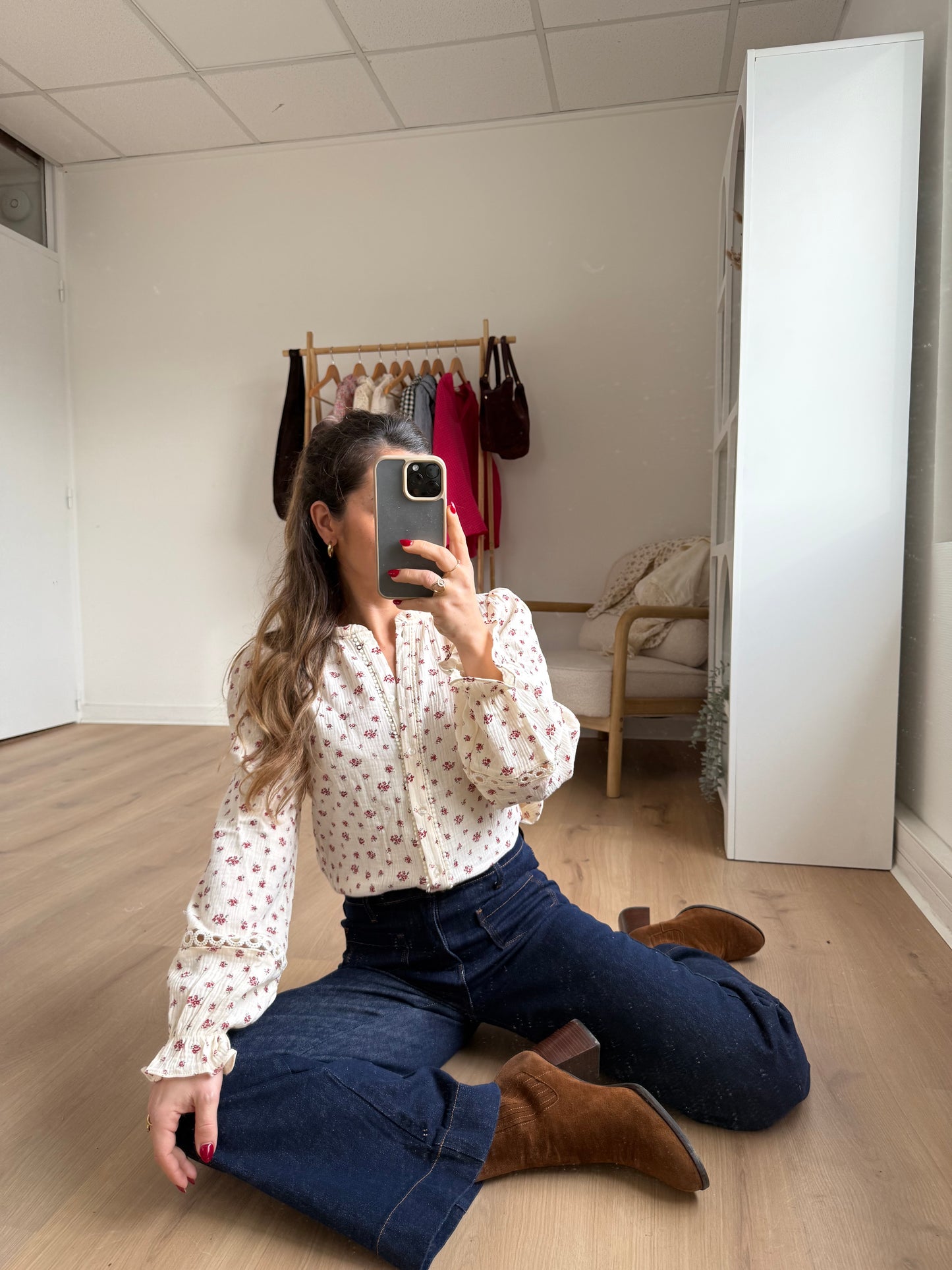 Blouse fleurie Eugenie