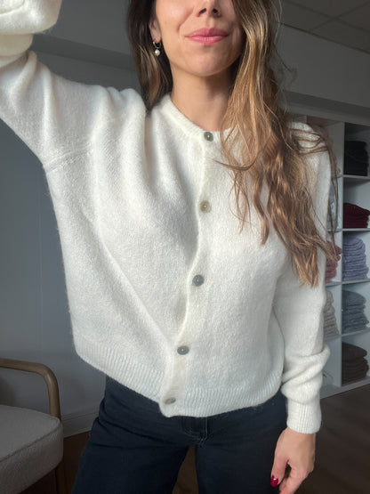 Maille en laine Léonie écrue