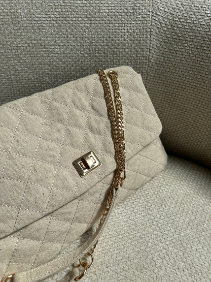 Sac à main Hortense beige lin