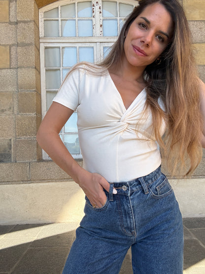 Tee-shirt écru Ysé