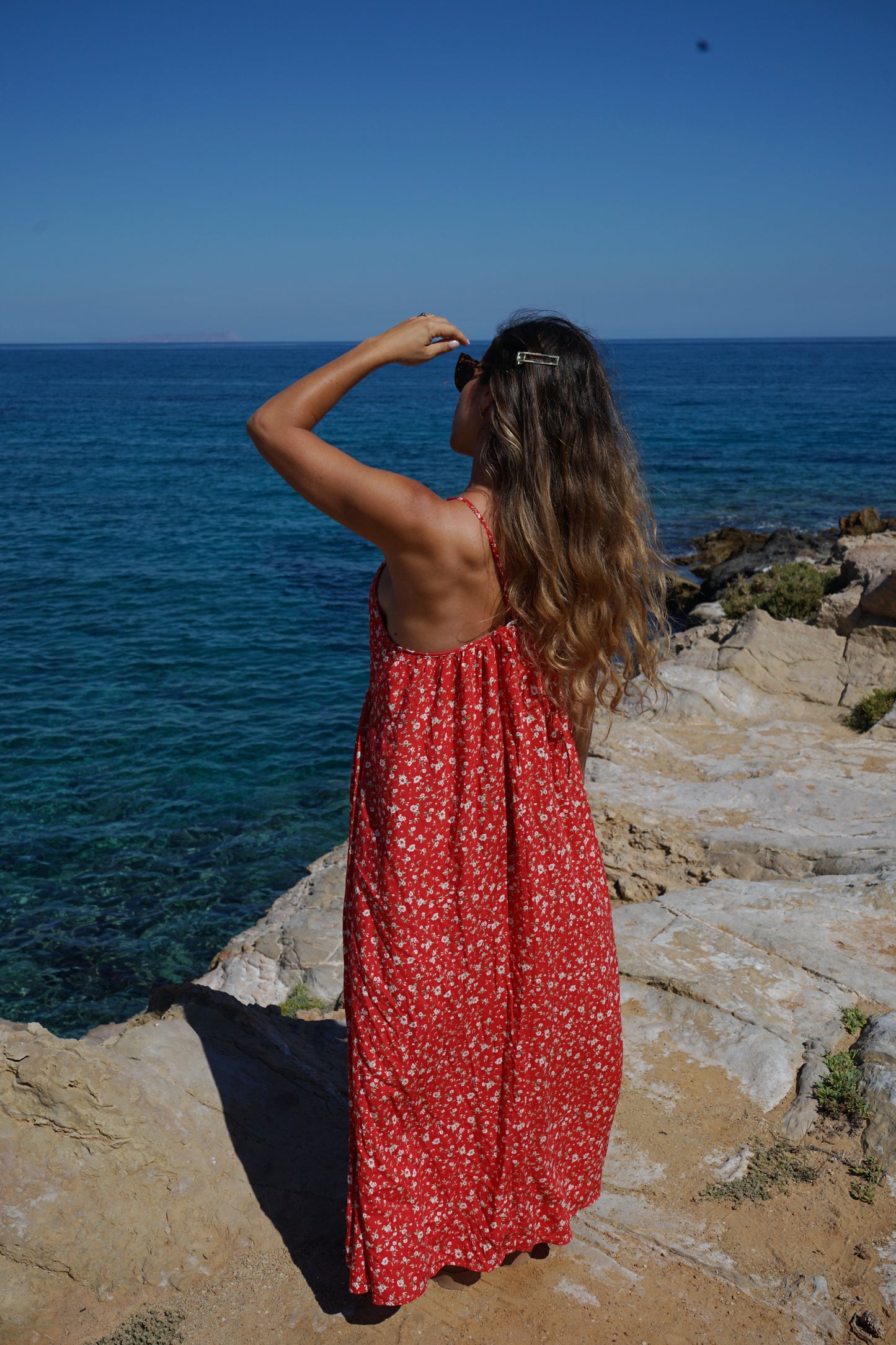 Robe longue fleurie Murcia