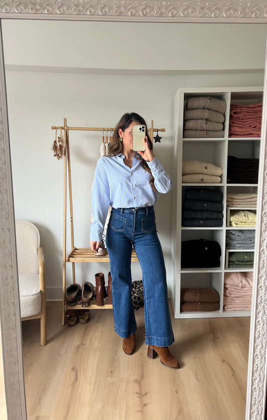 Jean Gasparette denim foncé