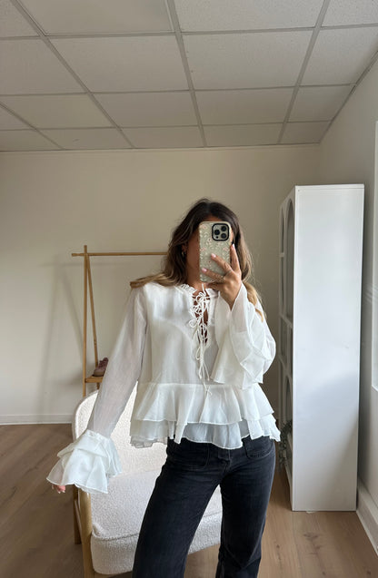 Blouse Aria ecrue