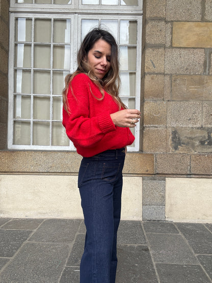 Cardigan Charlie rouge