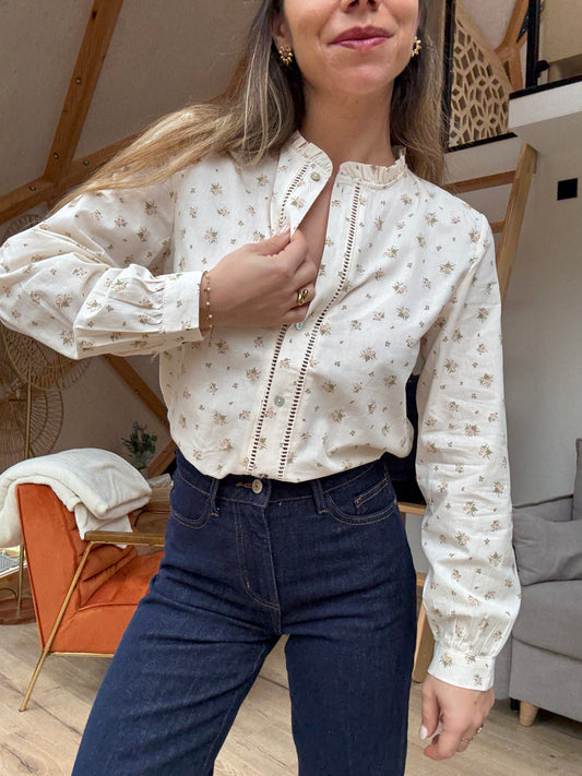 Blouse à fleurs Lise