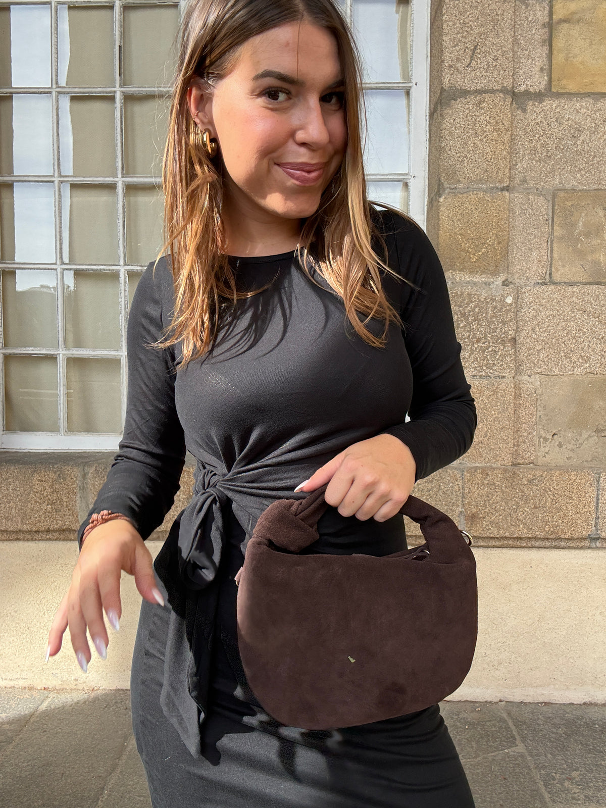 Sac à main Louise chocolat
