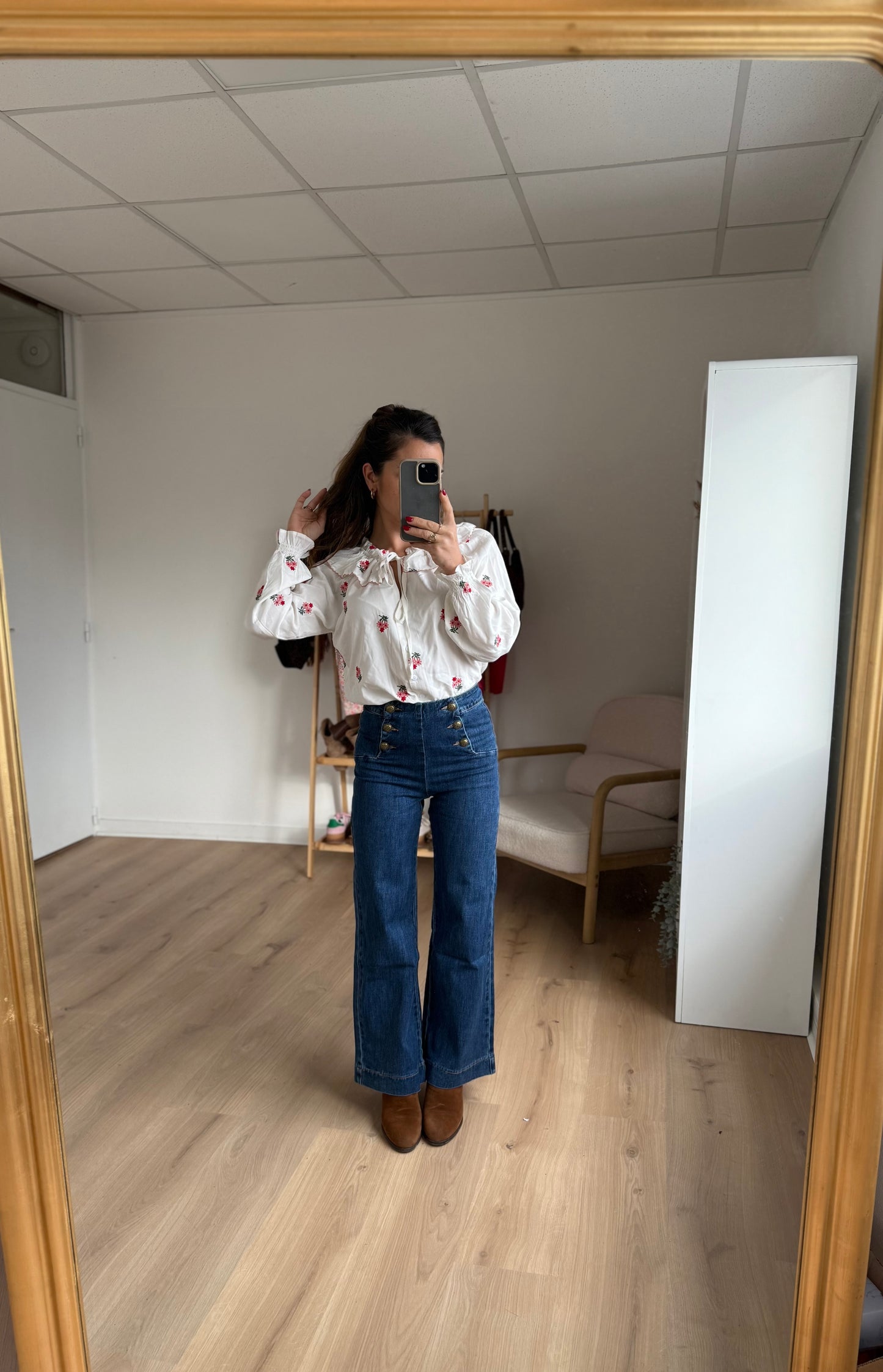 Jean Victorine denim foncé