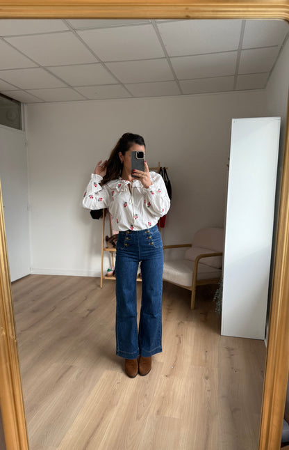 Jean Victorine denim foncé