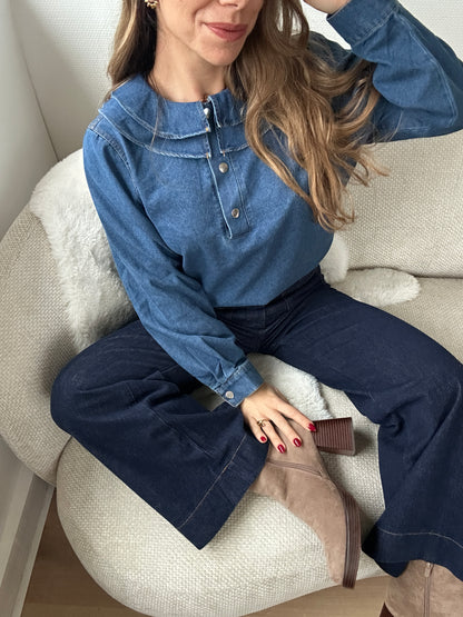 Blouse Lily en denim