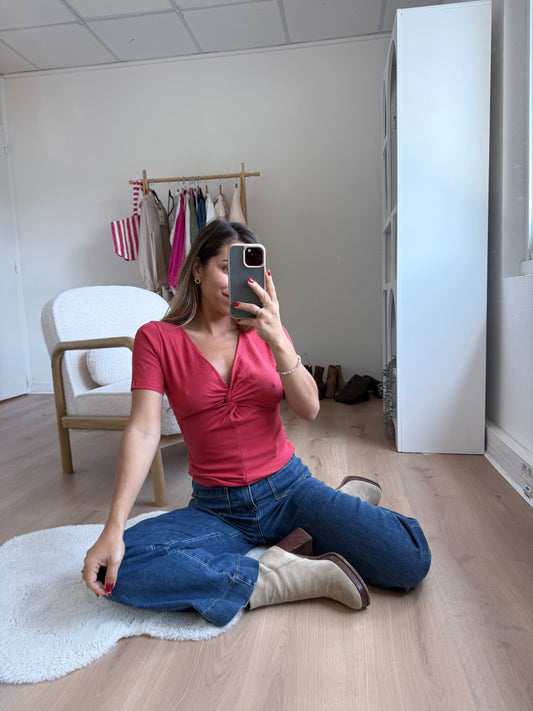 Tee-shirt terracotta Ysé