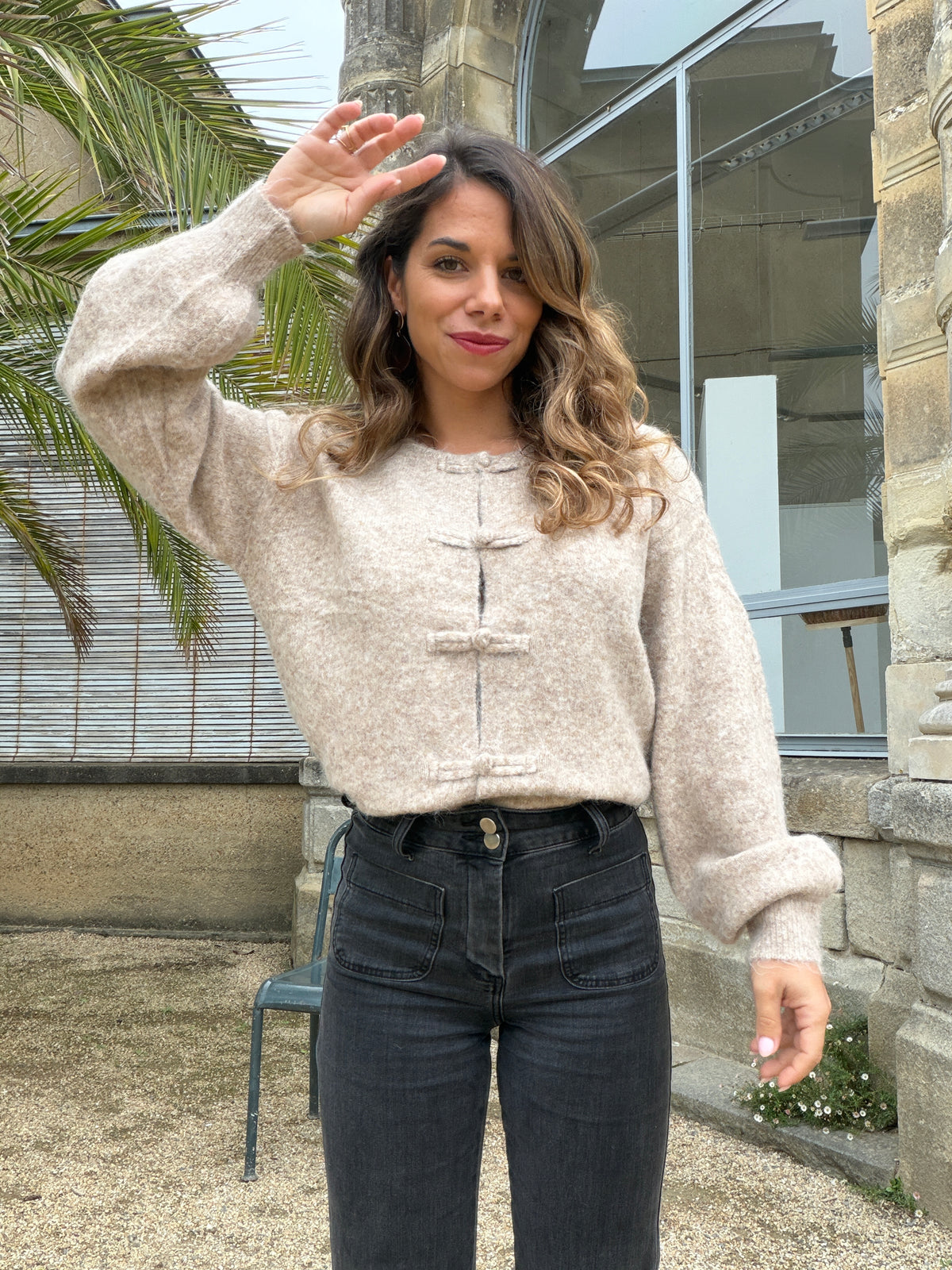 Pull Octavia taupe