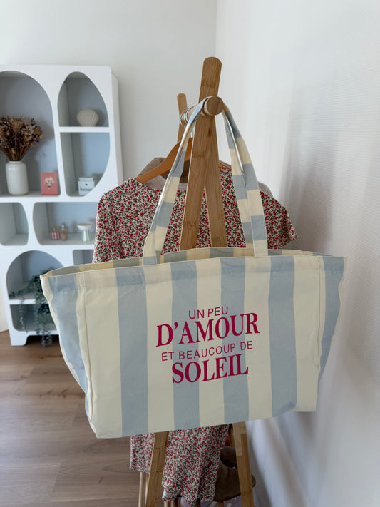 Sac cabas un peu d’amour et beaucoup de soleil