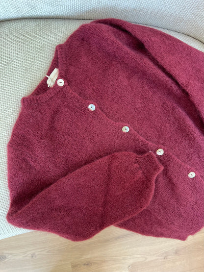 Maille en laine Bianca Bordeaux