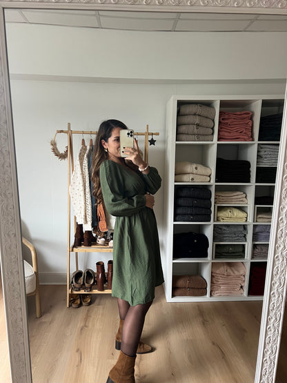 Robe Elena kaki