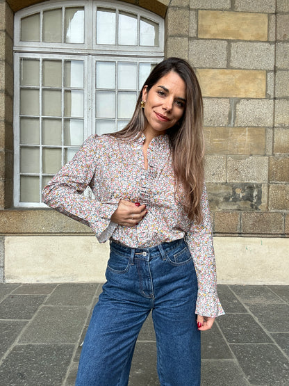 Blouse à fleurs Jeanne