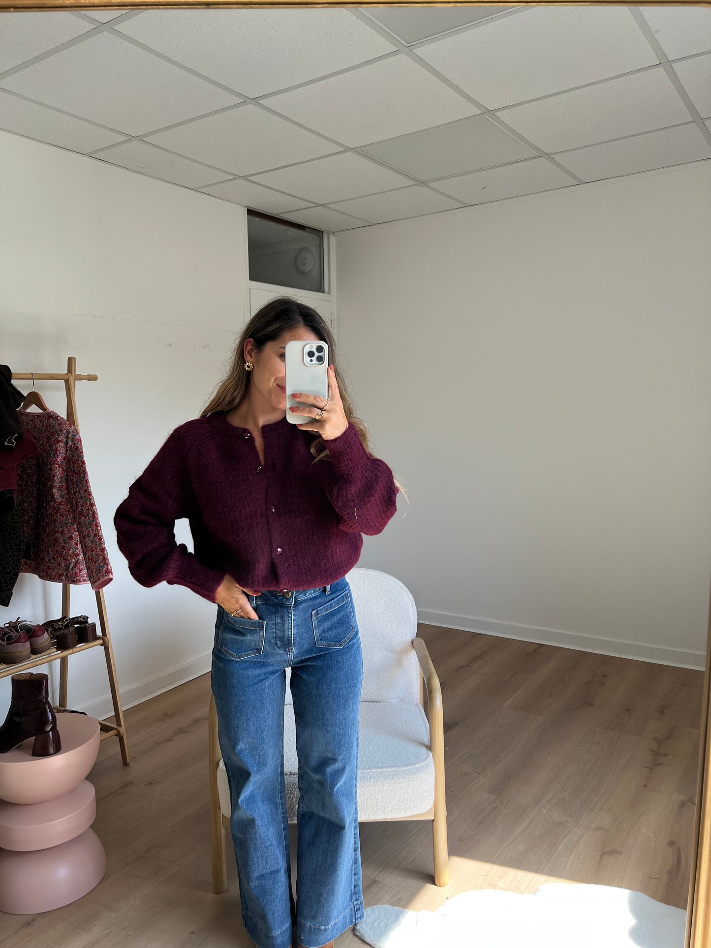 Cardigan Bordeaux Irène