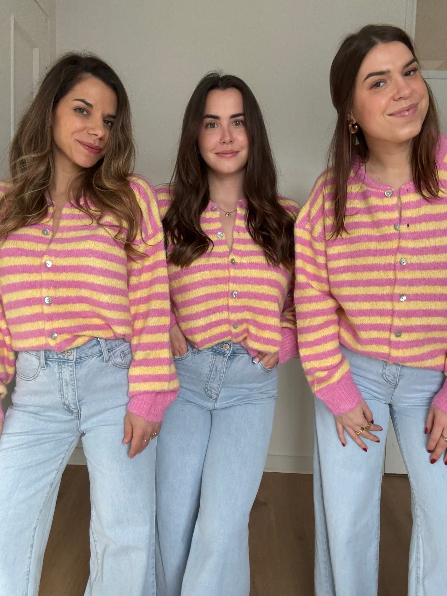 Cardigan rayé Solela