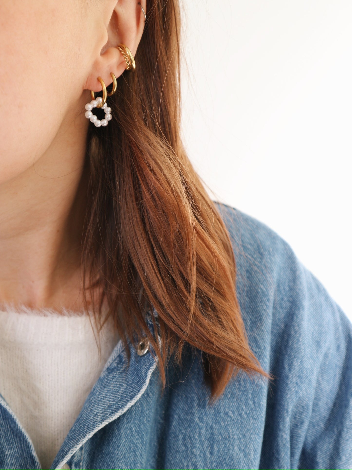 Boucles d'oreille Perles